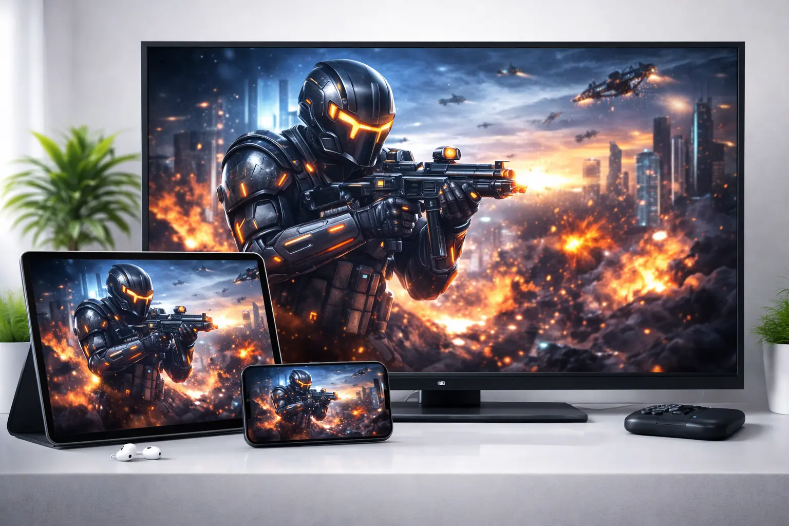 Compatibility appareils IPTV - Smart TV, Fire Stick, Android, iOS avec interface unifiée